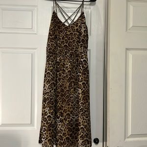 NWT knee length cheetah dress